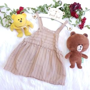 ZARA Baby Girl Outer Dress 12-18M Brownie Spain